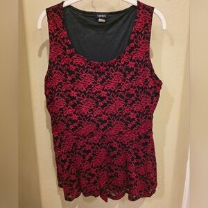 Torrid Elegant Red Lace Women's Top